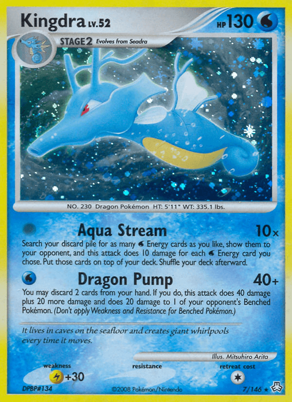 Carta Kingdra 7/146 do set Legends Awakened — Pokémon TCG | Bynx