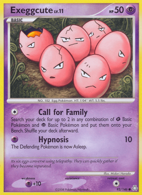 Carta Exeggcute 93/146 do set Legends Awakened — Pokémon TCG | Bynx