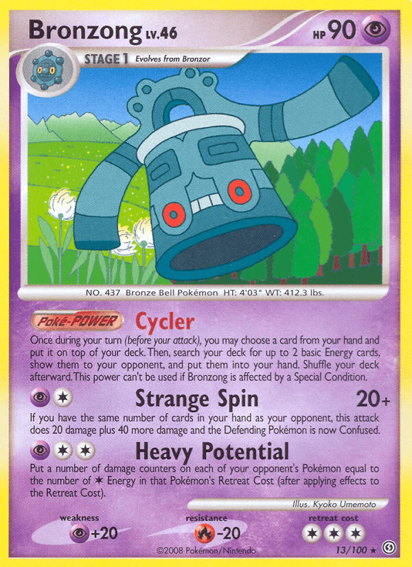 Carta Bronzong 13/100 do set Stormfront — Pokémon TCG | Bynx