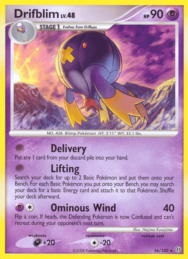 Carta Drifblim 16/100 do set Stormfront — Pokémon TCG | Bynx