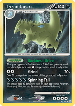 Tyranitar 30/100 — Stormfront