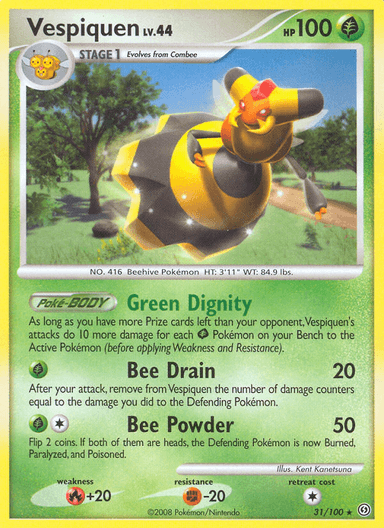 Carta Vespiquen 31/100 do set Stormfront — Pokémon TCG | Bynx