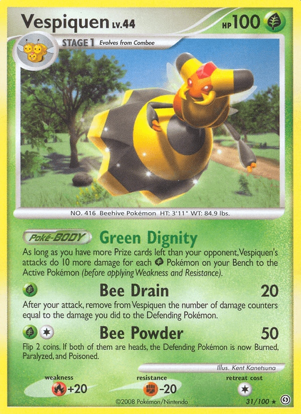 Carta Vespiquen 31/100 do set Stormfront — Pokémon TCG | Bynx