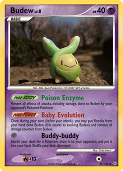 Carta Budew 33 do set Stormfront — Pokémon TCG | Bynx