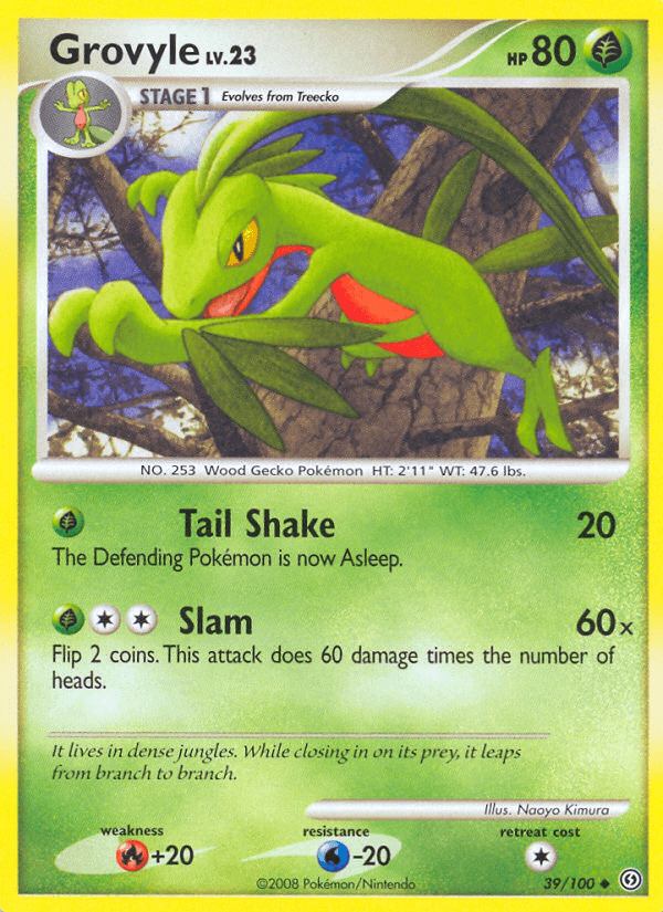 Carta Grovyle 39/100 do set Stormfront — Pokémon TCG | Bynx