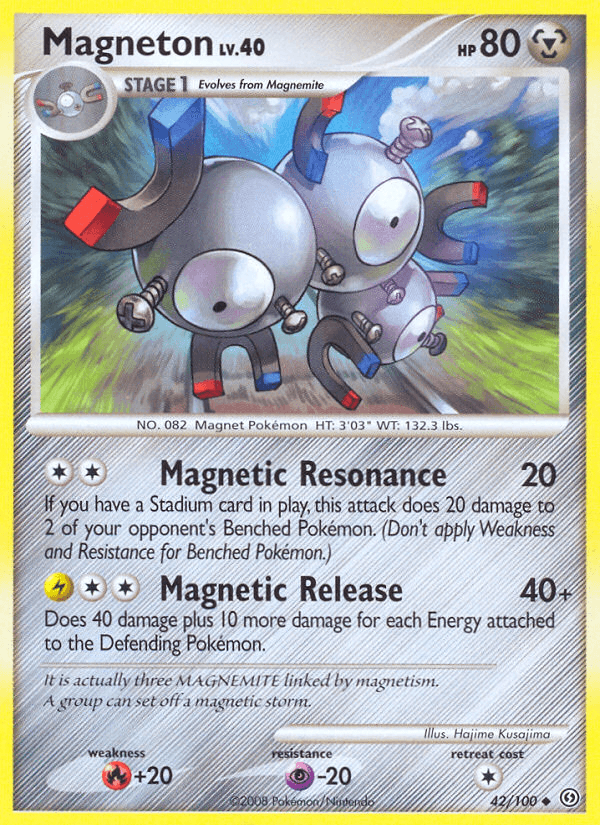 Carta Magneton 42/100 do set Stormfront — Pokémon TCG | Bynx