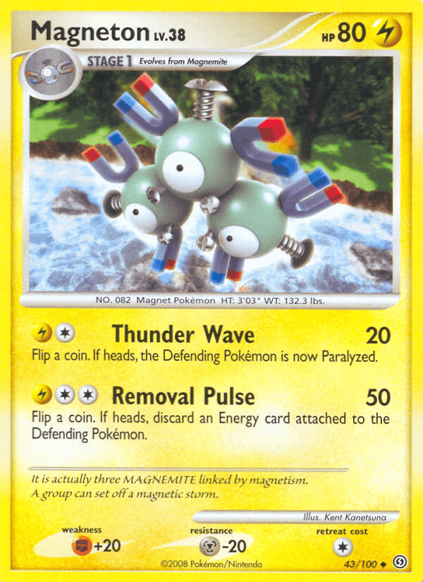 Carta Magneton 43/100 do set Stormfront — Pokémon TCG | Bynx