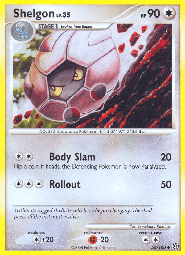 Carta Shelgon 50/100 do set Stormfront — Pokémon TCG | Bynx