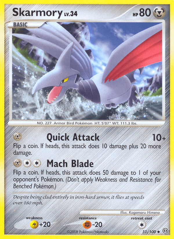 Carta Skarmory 51/100 do set Stormfront — Pokémon TCG | Bynx