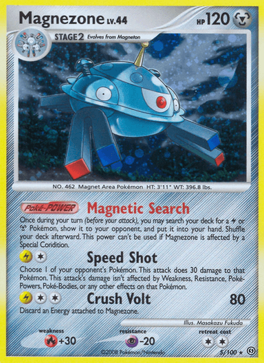 Carta Magnezone 5/100 do set Stormfront — Pokémon TCG | Bynx
