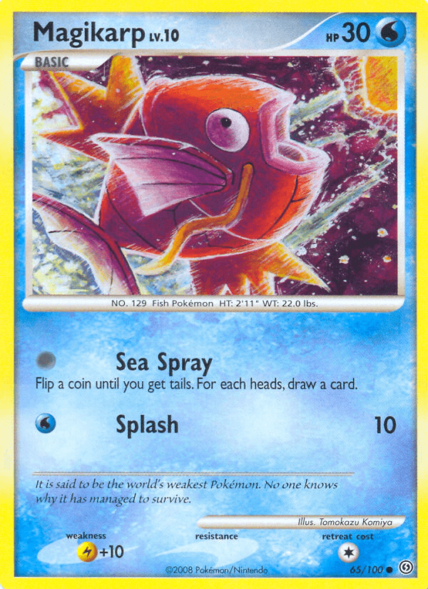 Carta Magikarp 65/100 do set Stormfront — Pokémon TCG | Bynx