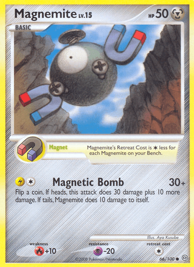 Carta Magnemite 66/100 do set Stormfront — Pokémon TCG | Bynx