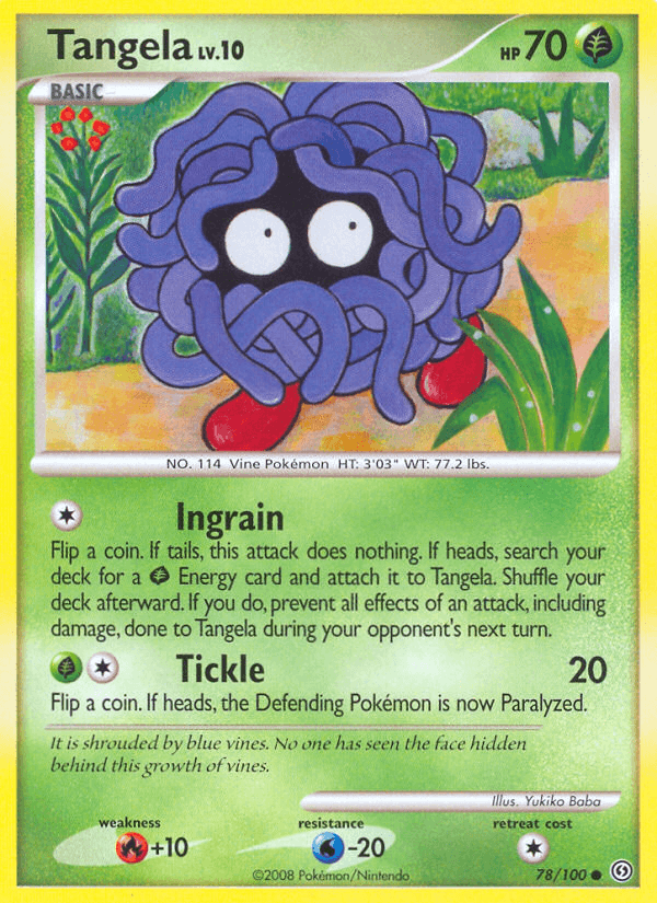 Carta Tangela 78/100 do set Stormfront — Pokémon TCG | Bynx