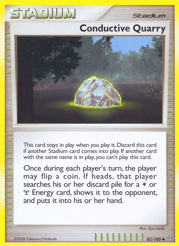 Carta Conductive Quarry 82/100 do set Stormfront — Pokémon TCG | Bynx