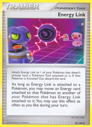 Carta Energy Link 83/100 do set Stormfront — Pokémon TCG | Bynx