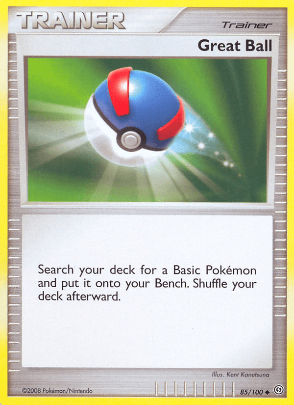 Carta Great Ball 85/100 do set Stormfront — Pokémon TCG | Bynx
