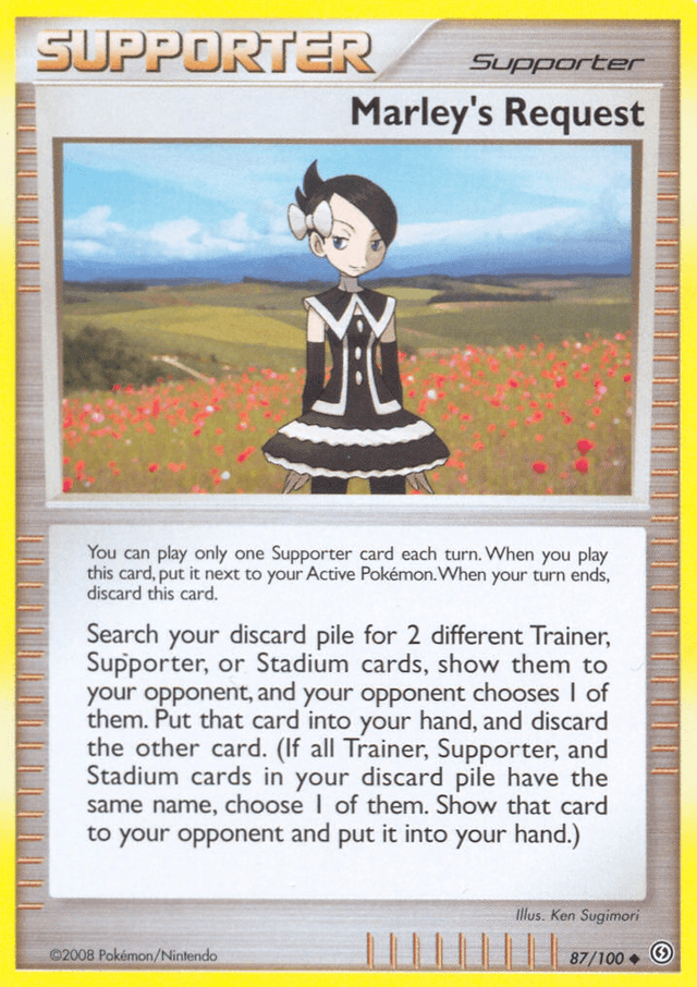 Carta Marley's Request 87/100 do set Stormfront — Pokémon TCG | Bynx