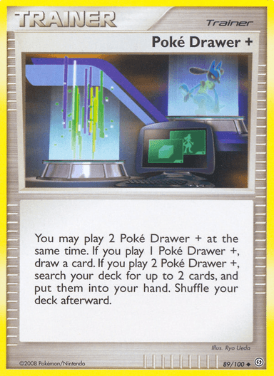 Carta Poké Drawer + 89/100 do set Stormfront — Pokémon TCG | Bynx