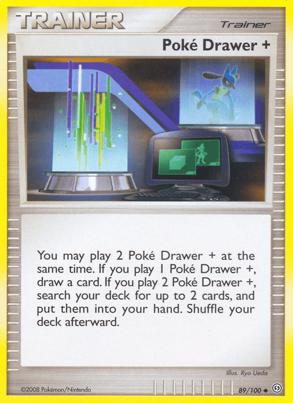 Carta Poké Drawer + 89/100 do set Stormfront — Pokémon TCG | Bynx