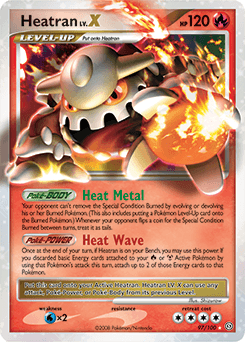 Heatran LV.X 97/100 — Stormfront