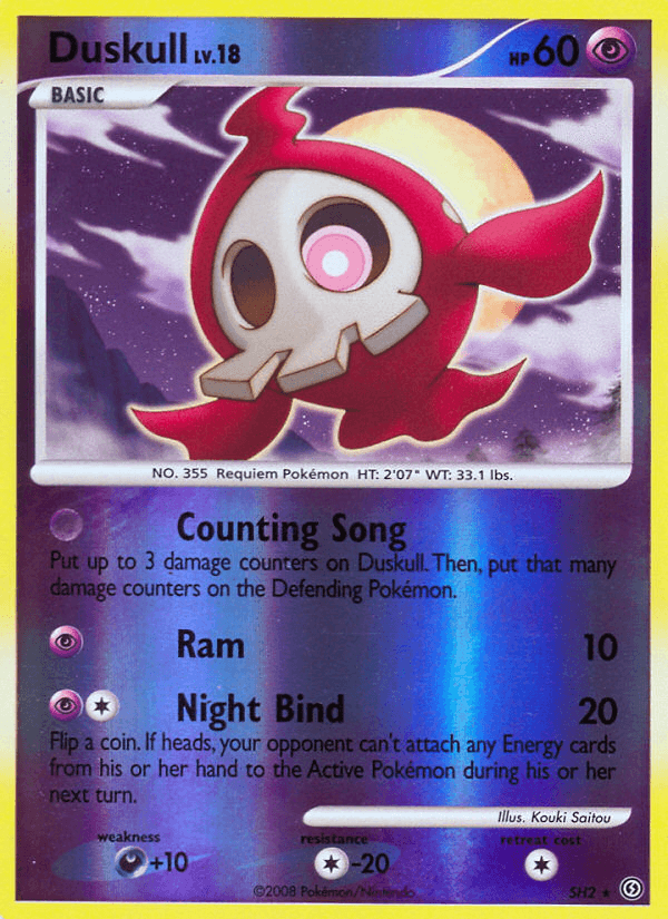 Carta Duskull SH2/100 do set Stormfront — Pokémon TCG | Bynx