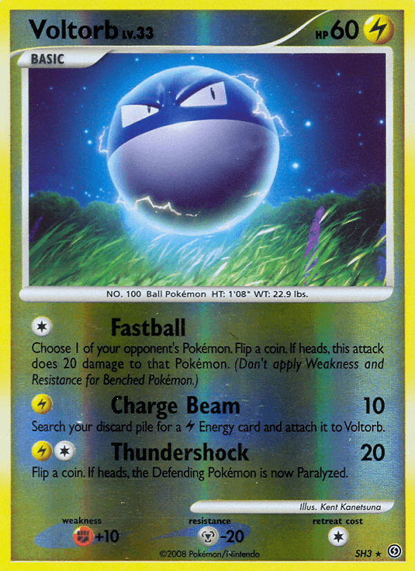 Carta Voltorb SH3/100 do set Stormfront — Pokémon TCG | Bynx