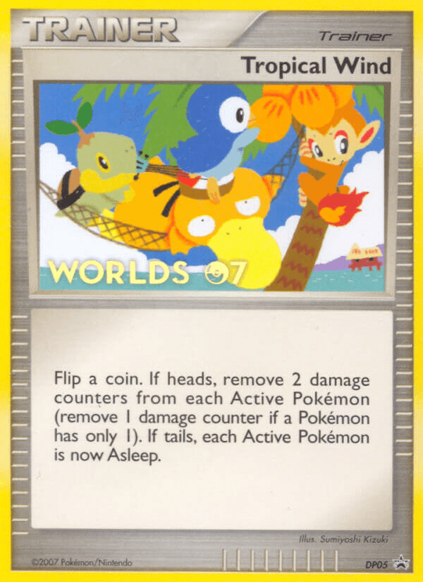 Carta Tropical Wind DP05/56 do set DP Black Star Promos — Pokémon TCG | Bynx