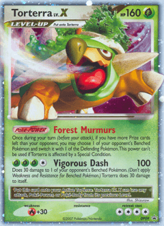 Torterra LV.X DP09/56 — DP Black Star Promos