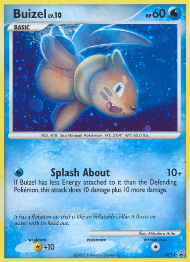 Carta Buizel DP13/56 do set DP Black Star Promos — Pokémon TCG | Bynx