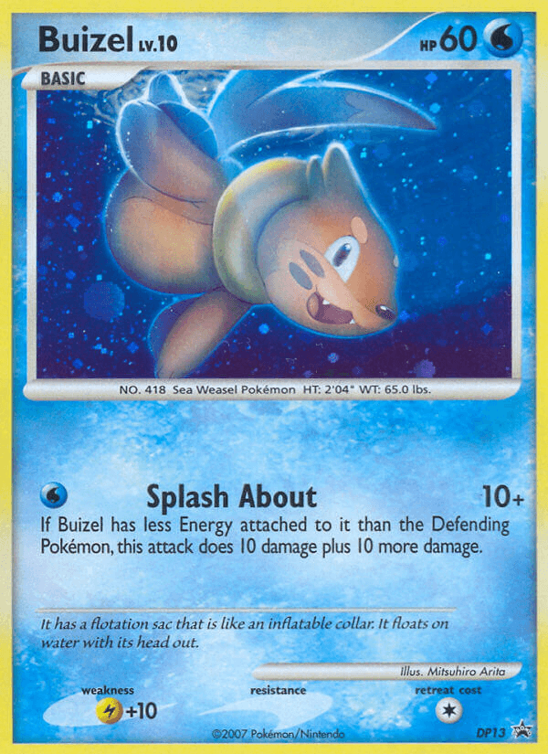 Carta Buizel DP13/56 do set DP Black Star Promos — Pokémon TCG | Bynx