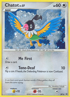 Chatot DP14 — DP Black Star Promos