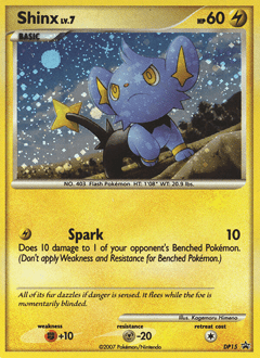 Shinx DP15 — DP Black Star Promos