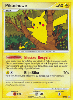 Pikachu DP16 — DP Black Star Promos
