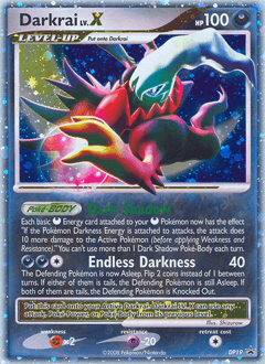 Darkrai LV.X DP19/56 — DP Black Star Promos