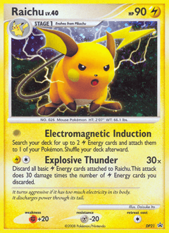 Raichu DP21 — DP Black Star Promos