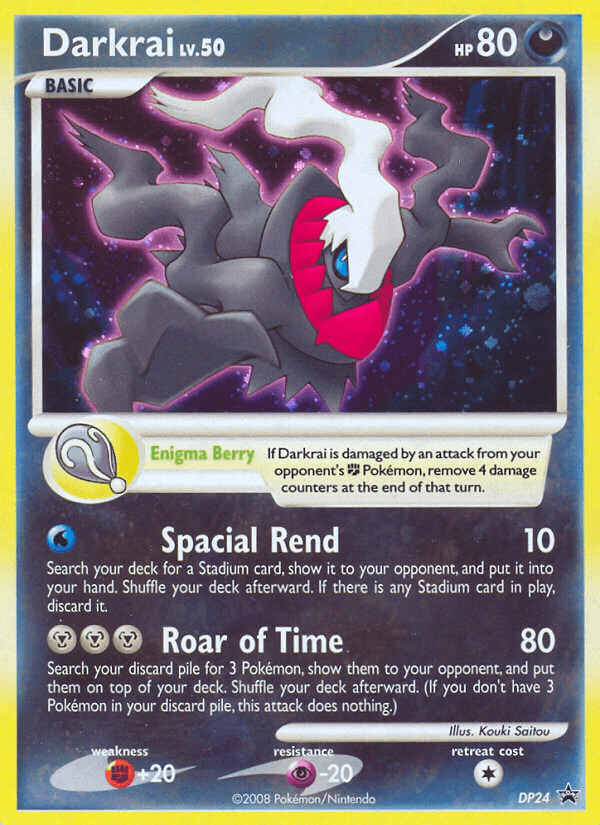 Carta Darkrai DP24/56 do set DP Black Star Promos — Pokémon TCG | Bynx
