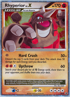 Rhyperior LV.X DP29 — DP Black Star Promos