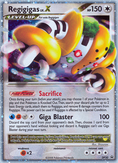 Regigigas LV.X DP30 — DP Black Star Promos