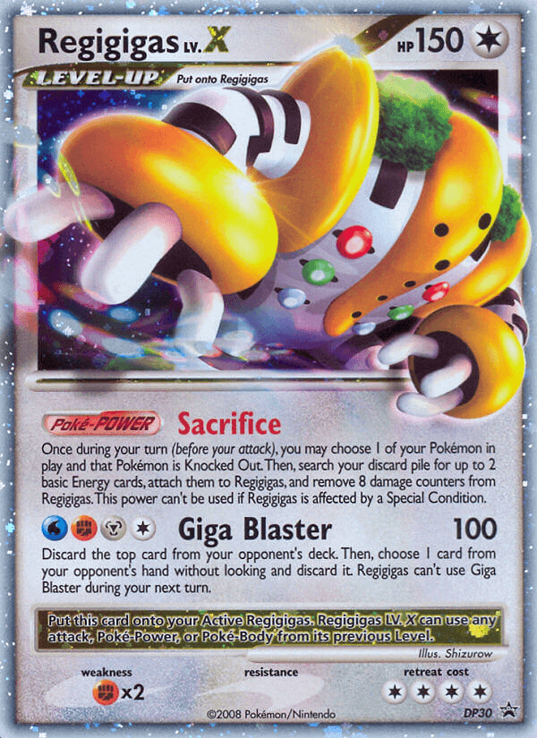 Carta Regigigas LV.X DP30/56 do set DP Black Star Promos — Pokémon TCG | Bynx