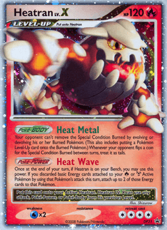 Heatran LV.X DP31/56 — DP Black Star Promos
