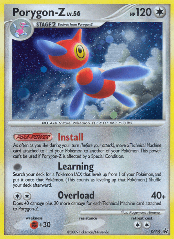 Carta Porygon-Z DP35/56 do set DP Black Star Promos — Pokémon TCG | Bynx
