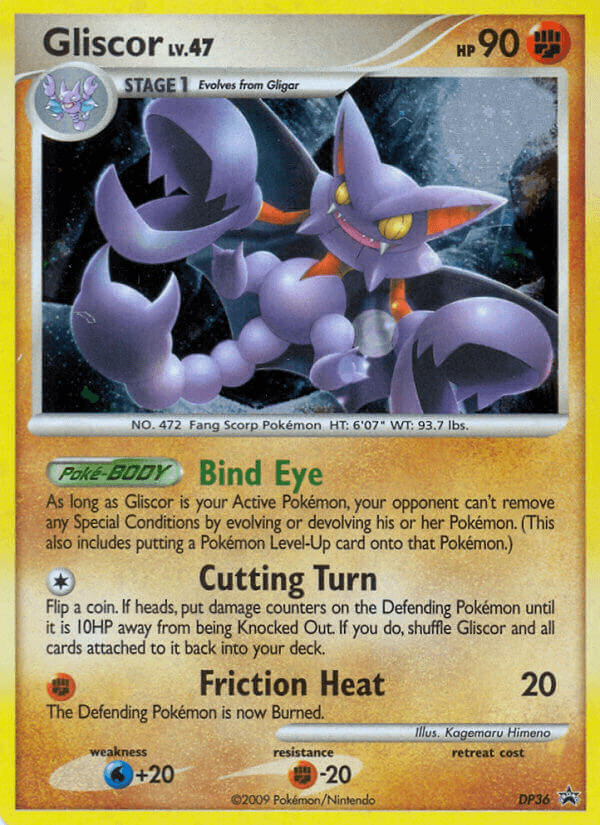 Carta Gliscor DP36/56 do set DP Black Star Promos — Pokémon TCG | Bynx