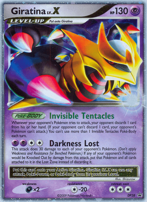 Carta Giratina LV.X DP38/56 do set DP Black Star Promos — Pokémon TCG | Bynx