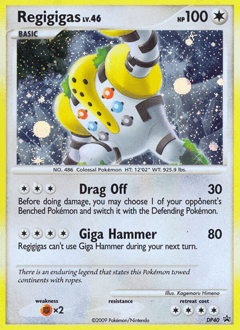 Regigigas DP40 — DP Black Star Promos