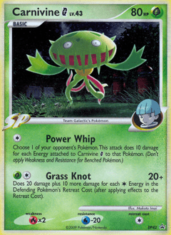 Carnivine G DP42 — DP Black Star Promos