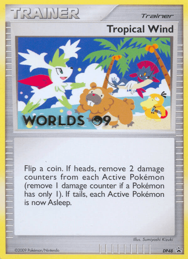 Carta Tropical Wind DP48/56 do set DP Black Star Promos — Pokémon TCG | Bynx