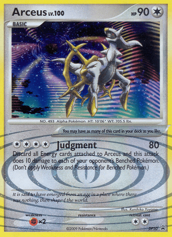 Carta Arceus DP50/56 do set DP Black Star Promos — Pokémon TCG | Bynx