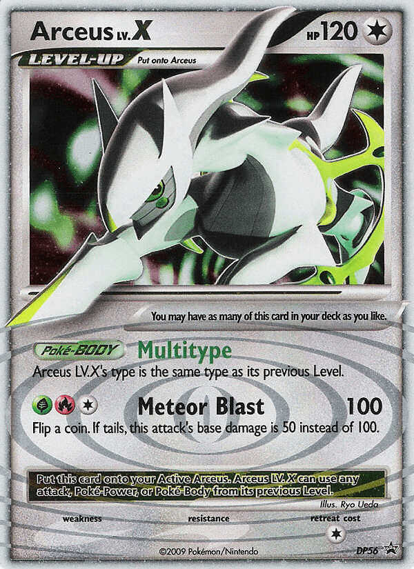 Carta Arceus LV.X DP56/56 do set DP Black Star Promos — Pokémon TCG | Bynx