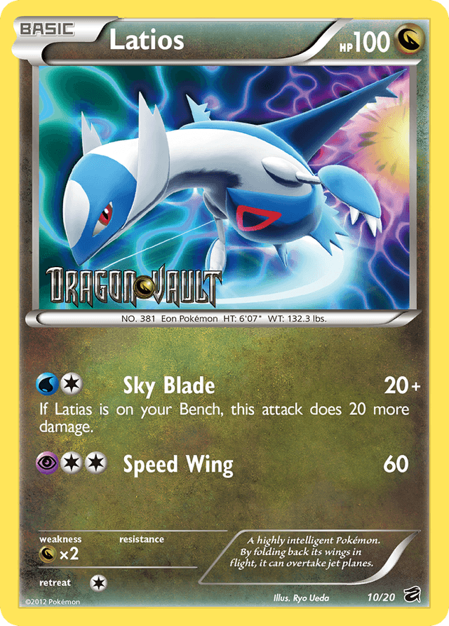 Carta Latios 10/20 do set Dragon Vault — Pokémon TCG | Bynx