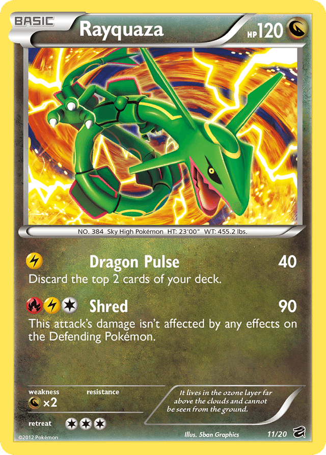 Carta Rayquaza 11/20 do set Dragon Vault — Pokémon TCG | Bynx